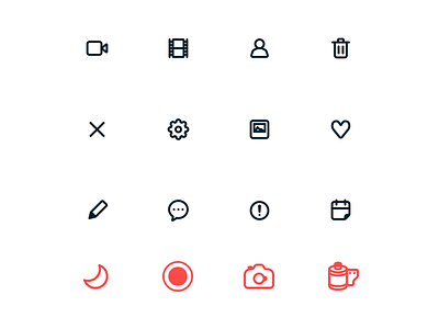 Photo app icons