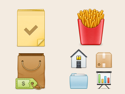 A few more buy fries icon icons shopping stickies