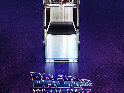 Back to the Future back to the future illustration poster