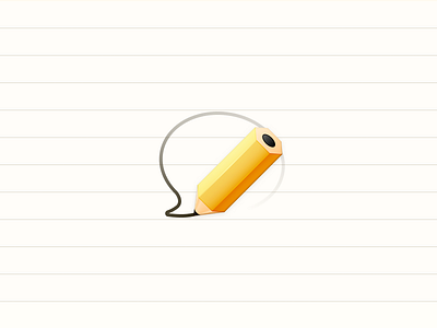 Doodle chat icon messages pencil