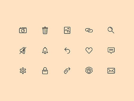 Icons by coconut on Dribbble