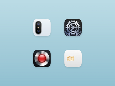 ios icons app icon camera icon design ios settings voice memos wallet