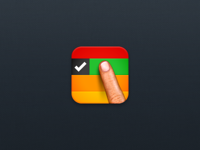 Clear clear finger hand icon ios rebound