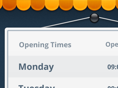 Opening Times ios iphone store hours ui