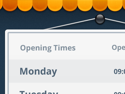 Opening times