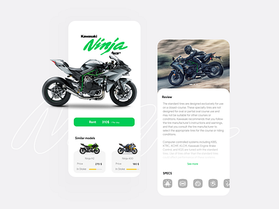 Kawasaki Ninja Bike designs, themes, templates and downloadable graphic  elements on Dribbble