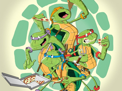 Teenage Mutant Ninja Turtles Shirt Design by Tony Celano on Dribbble
