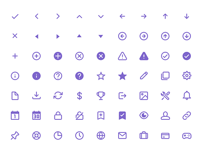 Hermicons 12px font glyphs icon icons minimal set ui web