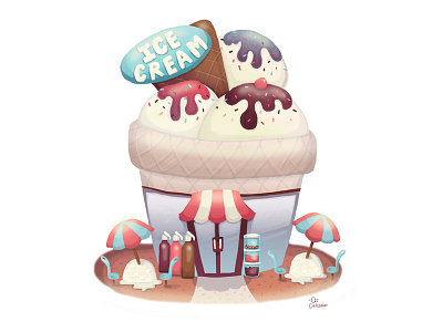Ice cream shop!
