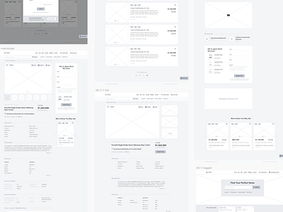 Real Estate Plugin Wireframing design tools ui ux web wireframing