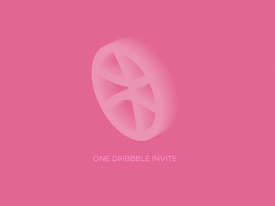 One Dribbble Invite