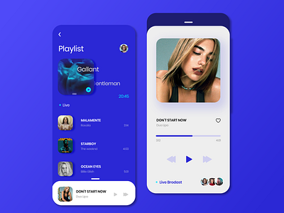 Music App design ui ux uidesign