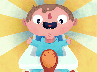 Food?! yay! baby illustration textures vector photoshop