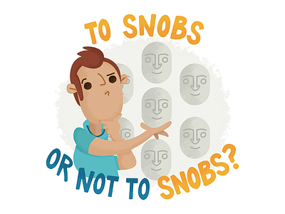 To Snobs or not to Snobs? birmingham illustration snobs stickers