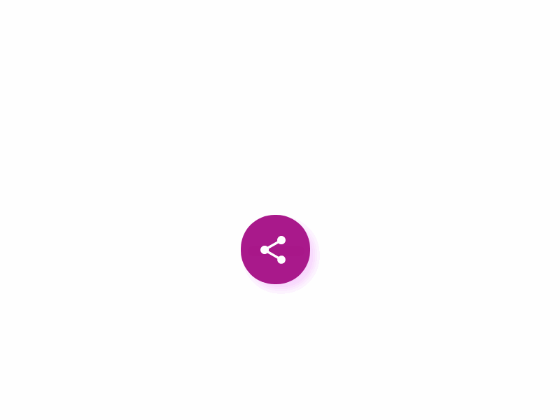 Share Button Micro-interaction animation button design flat icon interaction microinteraction share ui ux uxpin web website