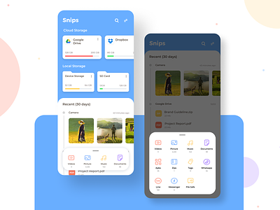 Snips - File Manager App