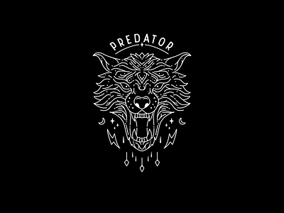 PREDATOR art artwork classic clothing dbhtee illustration lineart linework monoline vintage