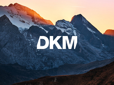 02. DKM Logo brand branding concept font logo motion videographer web website