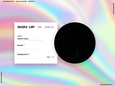 Sign Up Form / UI Challenge / Day 1