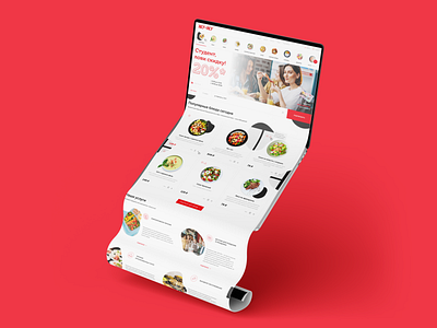 Restaurant "Moo-Moo" Redesign Concept branding design food graphic design restaurant ui user interface web