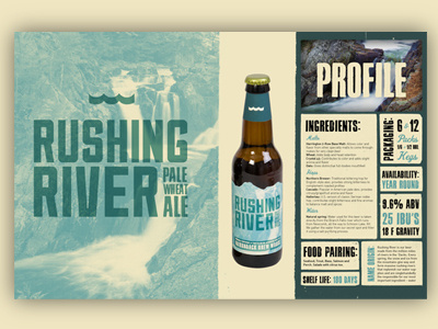 ADK Brew Works Sell Sheet beer branding catalog