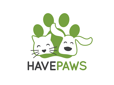 HavePaws Logo cat dog logo paw
