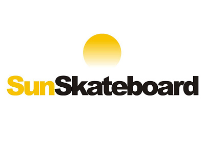 22 design logo nebojsa reljin skateboard sun