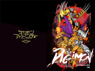 Digimon Adventure TRI 01 anime art design digimon digimonadventure digimonadventuretri drawing graphicdesign illustration manga