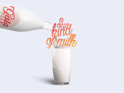Gala Milk - Slogan design graphicdesign labeldesign logo packaging packagingdesign slogan typography