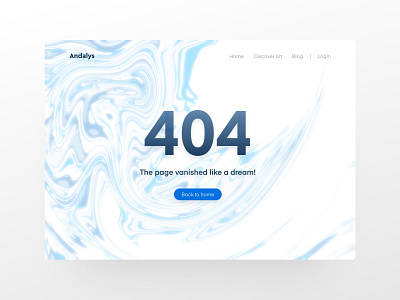 Daily UI 008 : 404 page