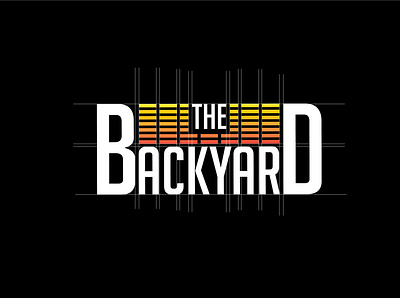 "The Back Yard" Music Station Logo 1st short colorful art colorful logo debut design dribbble illustration logo vector vector artwork vector logo