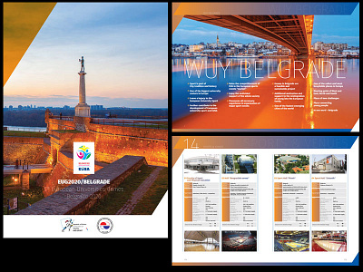 Bidding Book - EUG2020 Belgrade brochure concept graphic design