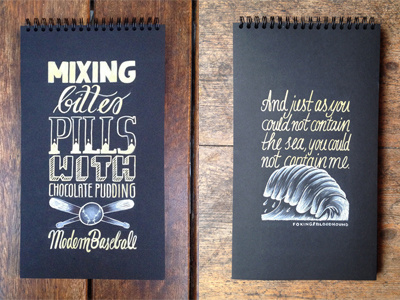 Typo Black Book 3 artcore baseball blackbook font handmade illustration letters pudding typo typography water wave