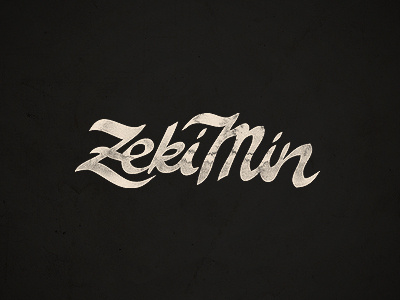 Logo for "Zeki Min"