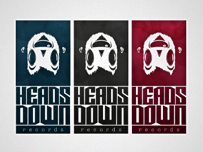 Heads Down Records artcore head label logo music record