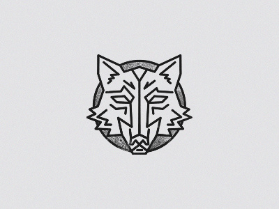 Wolf Logo artcoreillustrations black icon logo stamp white wild wolf