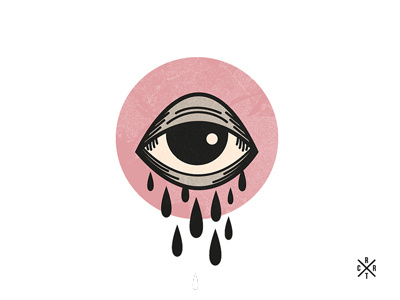 Eye art artcoreillustrations emo eye illustration sad tattooart tear tears vector vectorart
