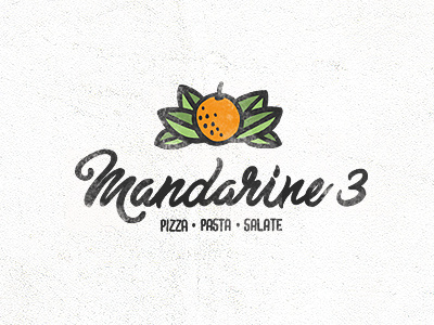 Mandarine3 Logo design fruit handmadefont logo logodesign mandarine pasta pizza
