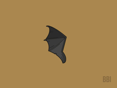 Bat Wing bat black gold halloween horror icon illustration vector wing