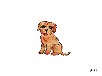 Puppo blackboozeillustrations dog drawing illustration puppy watercolor