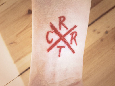 My Artcore Tattoo <3 arm artcore illustration logo red tattoo