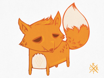 Fox artcore fox illustration orange