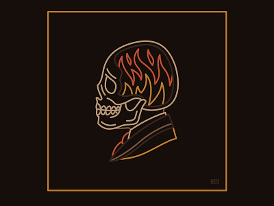 Skull art black blackboozeillustrations dead design evil fire flame icon illustration logo skull tattoo tattooart vector