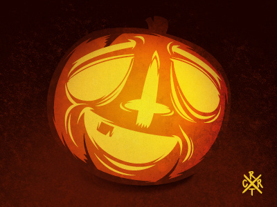 RTCR Pumpkin artcore cross halloween illustration pumpkin vector