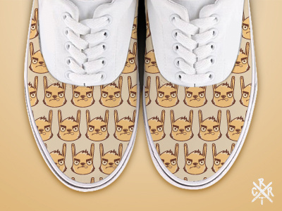 Sneakerly Bad Bunny artcore bunny character illustration shoes sneakers vans vector