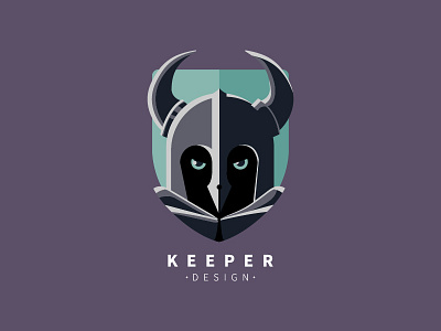 Logo design KEEPER abstract design digital identity keeper logo modern