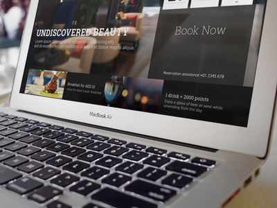 Hotel's Website booking concept dubai header hotel layout offers typography ui ux website