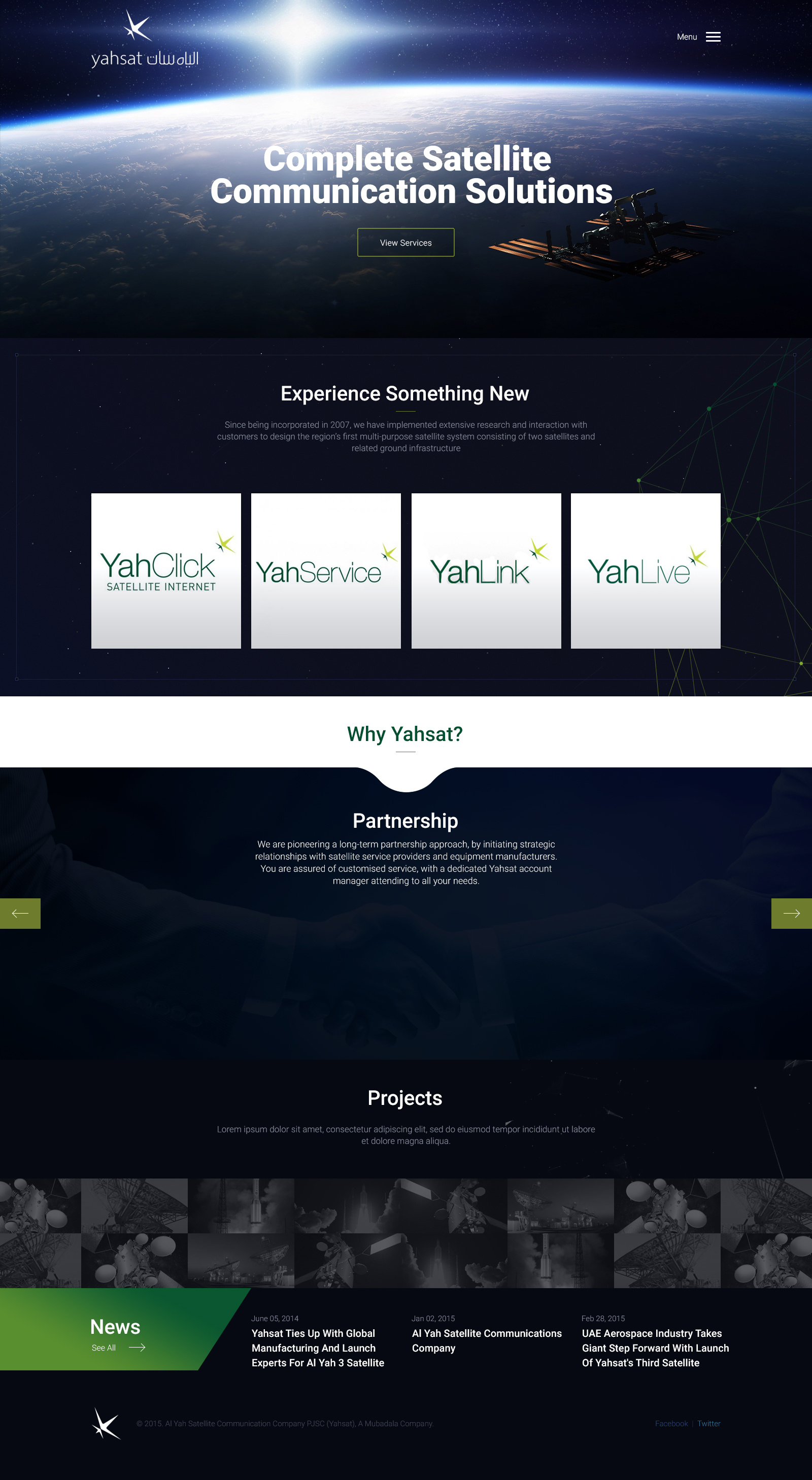 Satellite Website by Huzaifa Ratlam on Dribbble