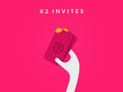 X2 Dribbble Invitations dribbble invite invites