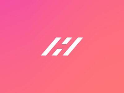 What Do You See? h icon logo road simple vector
